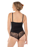 Bodysuit Shaper With Sexy Lace Detail Black