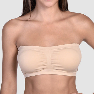  Womens Tube Crop Shapewear Tops Strapless Cute Sexy