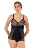 Power Mesh Bodysuit Shaper - Black