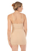 Shaping Body Slip with Lace Trim Nude