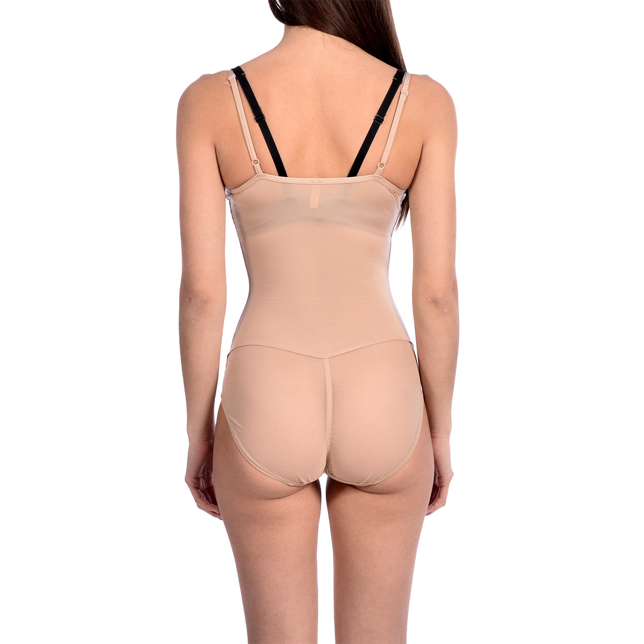 Open Bust Bodysuit Shaper Nude