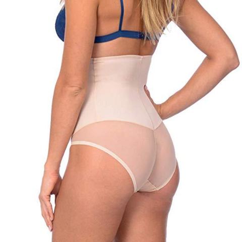 Hi Waist Shaper with Targeted Double Front Panel for Smooth Shaping Nude