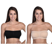 Bandeaus Black and Nude 2 pack